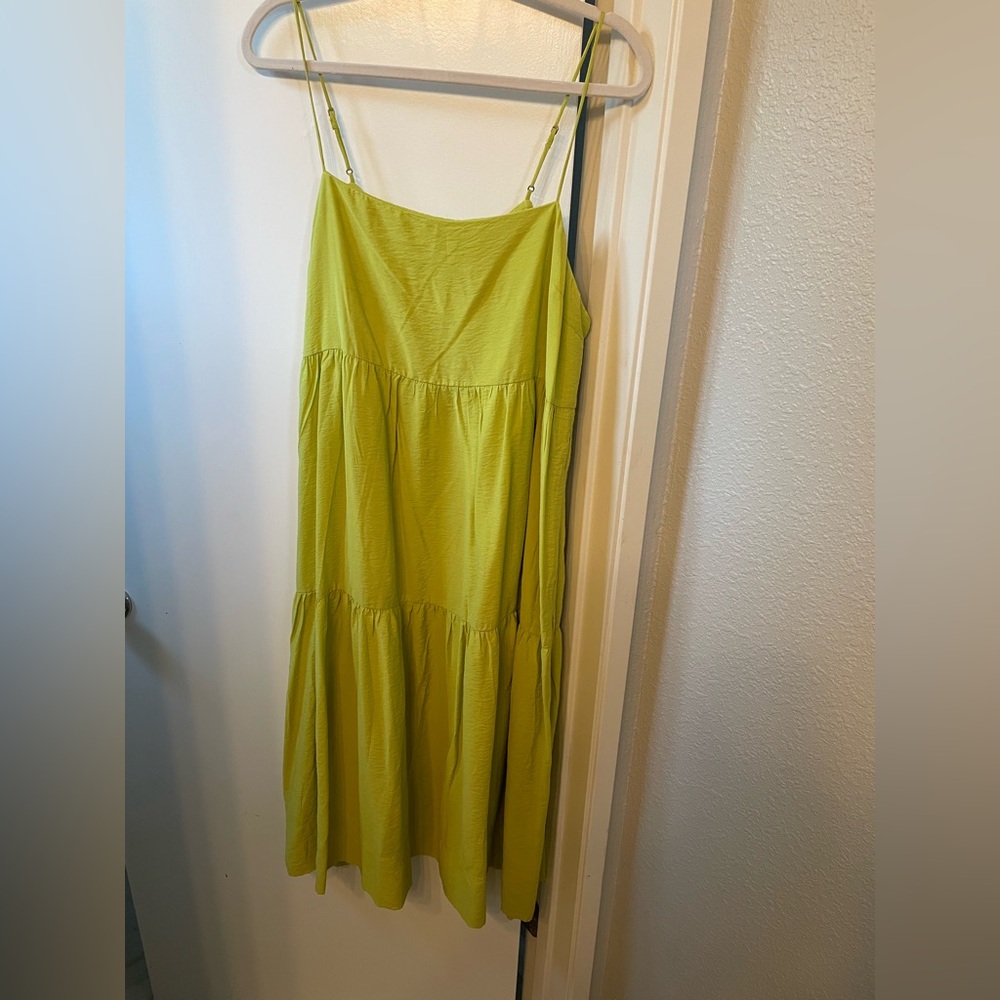 Lime Green Sleeveless Dress